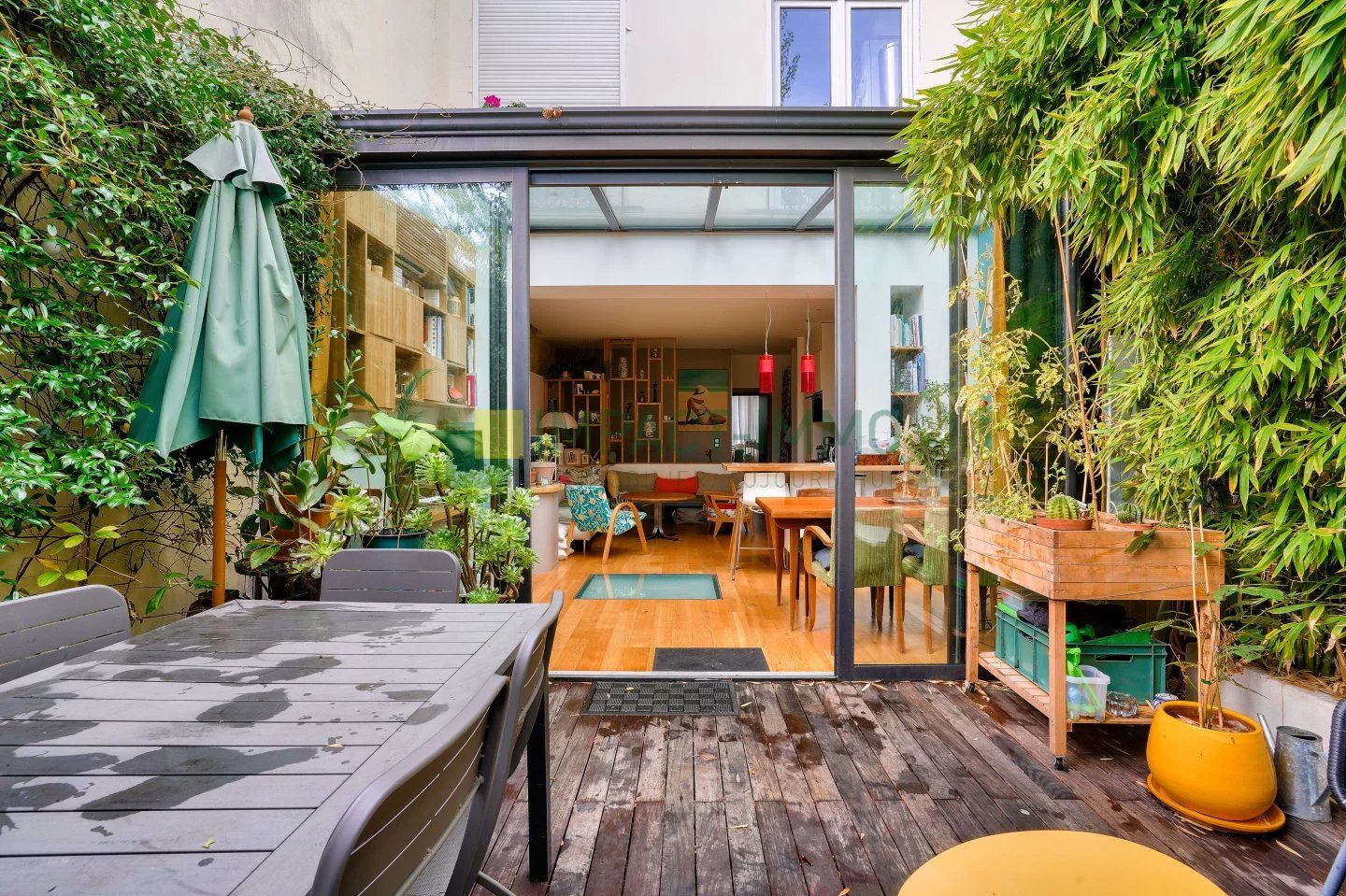 Appartement 3 pièces avec jardin