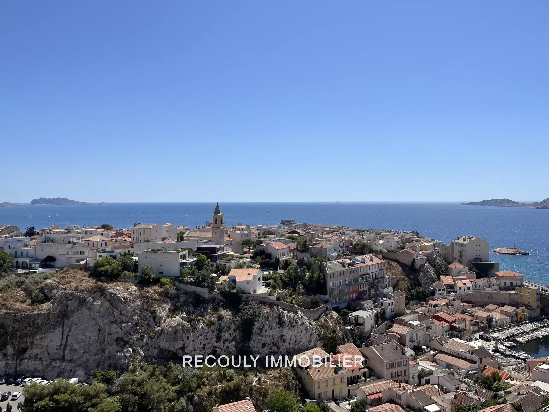 Appartement T4 -Terrasse-Vue panoramique mer - Vallon des Auffes 13007 Marseille