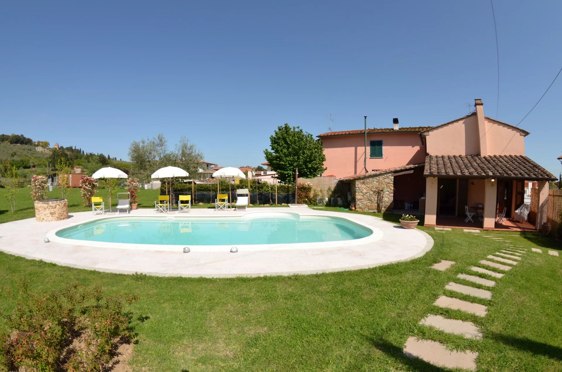 ITALY,  TUSCANY, BUTI (PISA) FARM HOUSE WITH POOL, 4 PERSONS