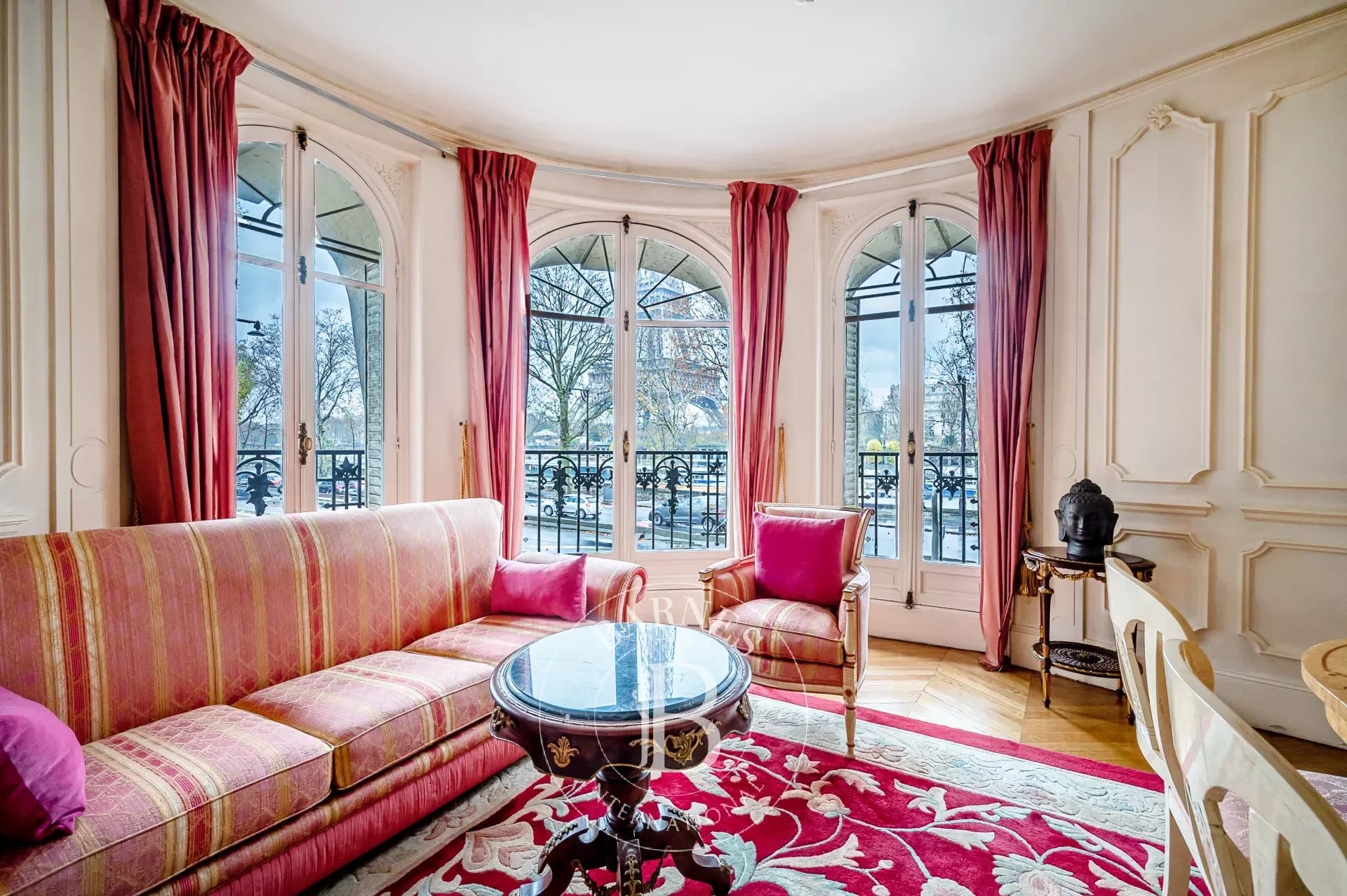 Paris 16 - Muette/Jardin du Trocadéro - Appartement 4 chambres - Vue tour Eiffel - Seine