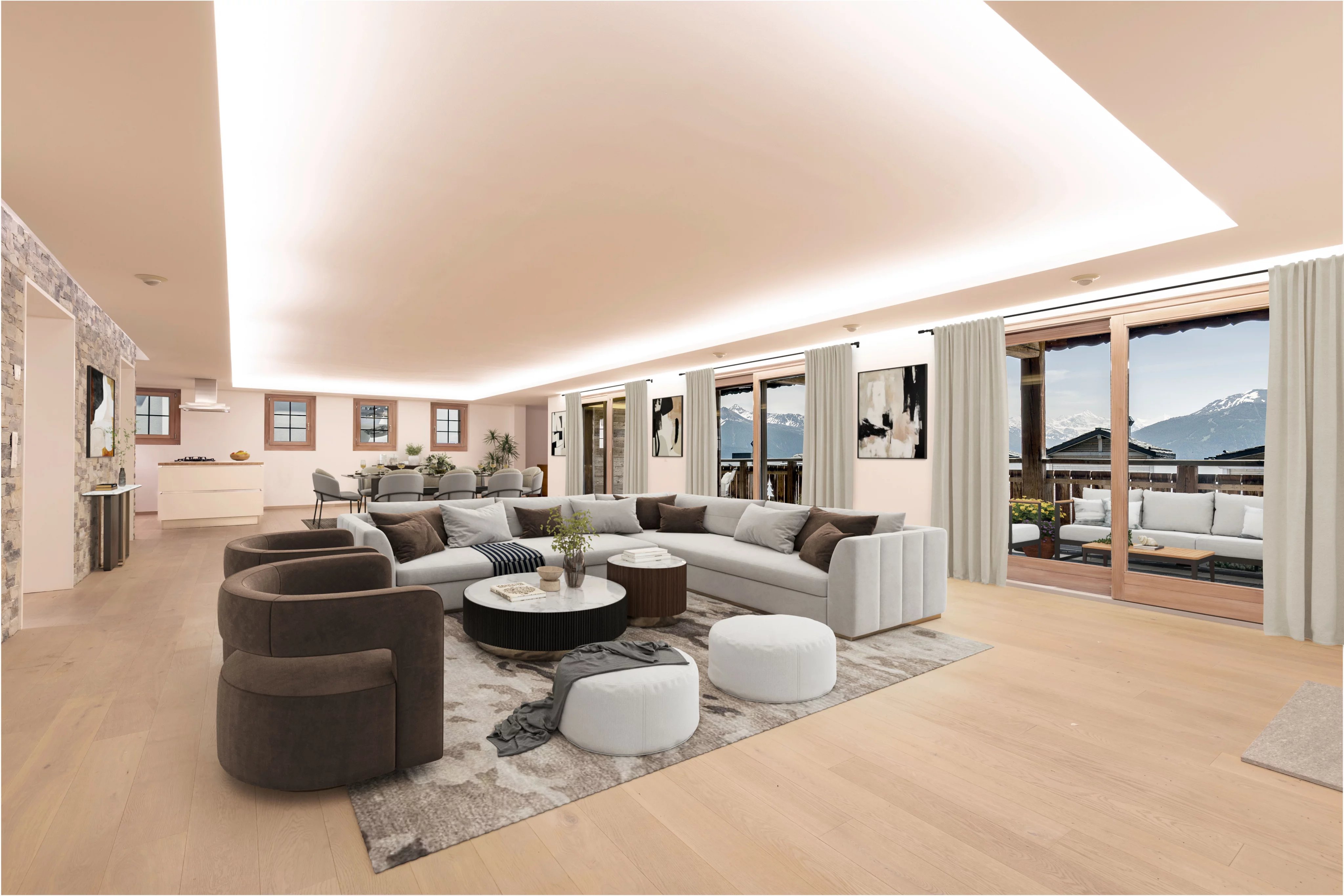 Spacious apartment in the heart of Crans-Montana