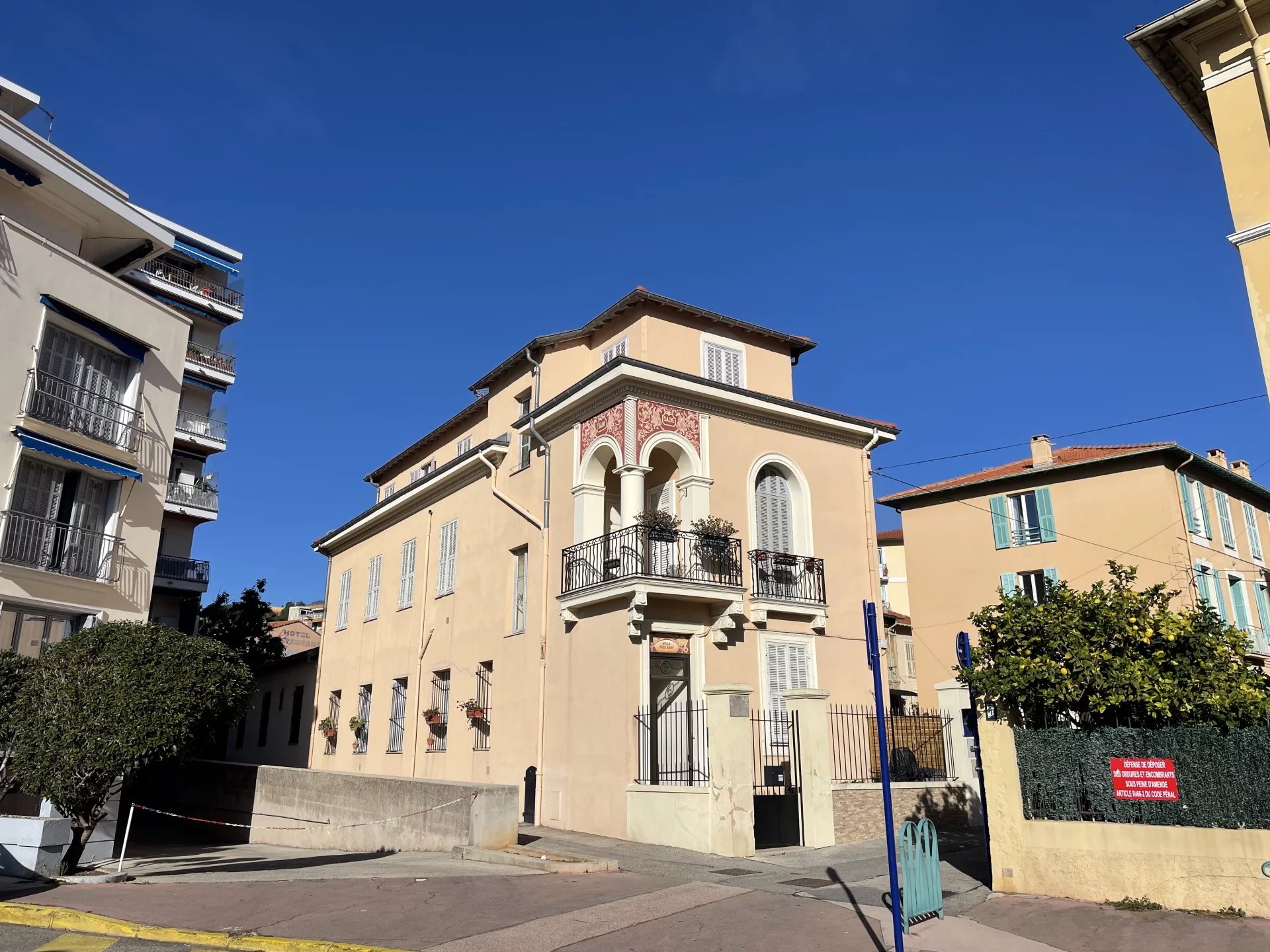 Exclusivité Menton centre quartier centenaire