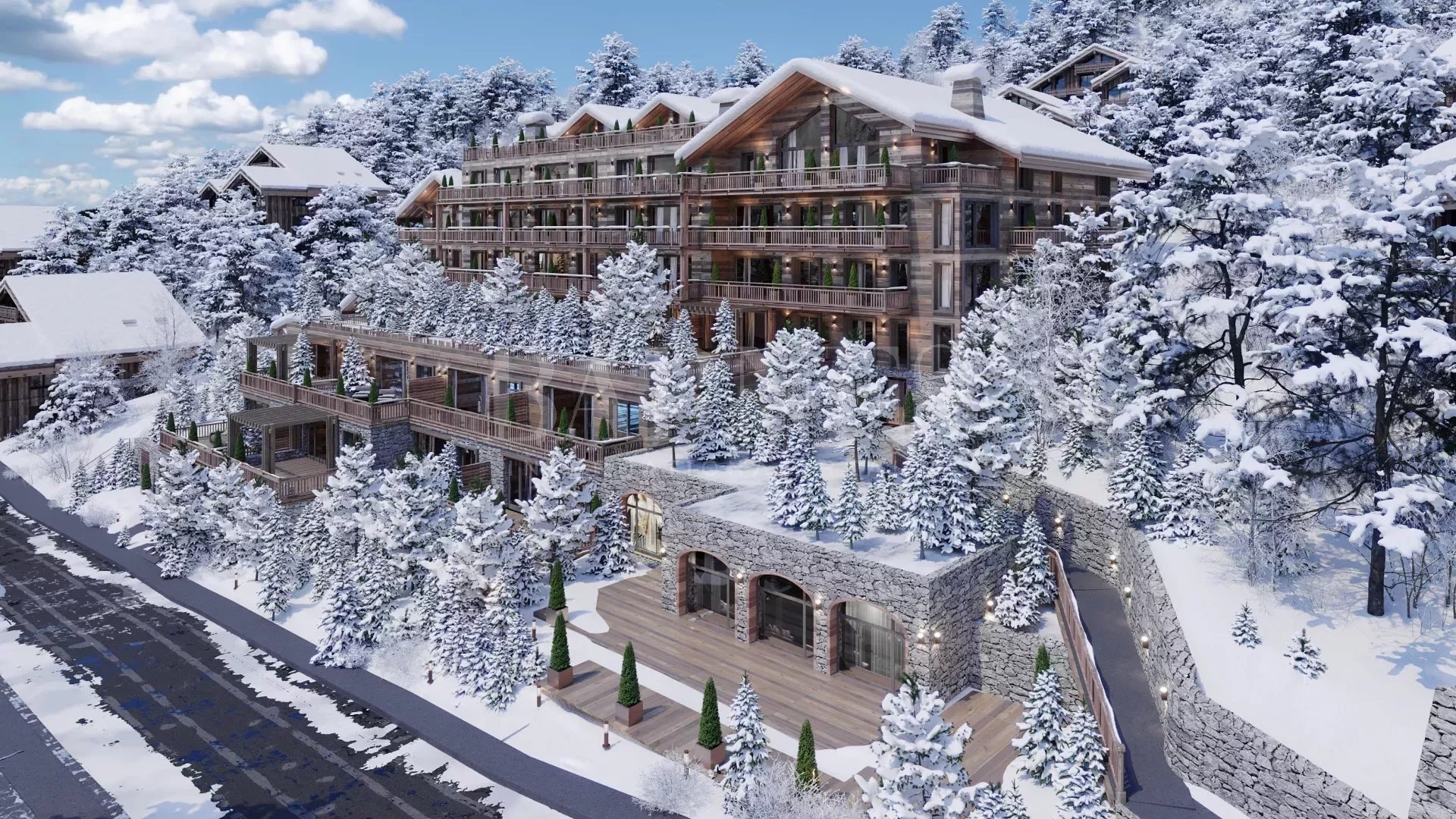 Méribel-Morel- Skis aux pieds- Lancement exclusif Résidence neuve Lac Bleu - Appartement 306: 100m²  3 chambres