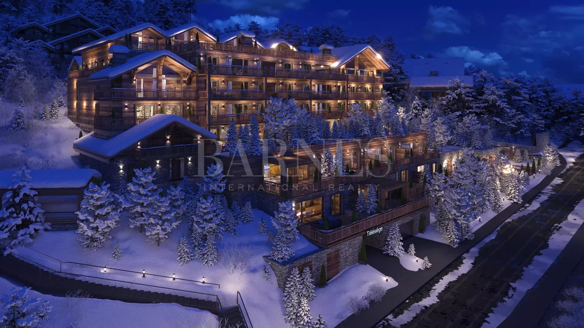 Méribel-Morel- Skis aux pieds- Lancement exclusif Résidence neuve Lac Bleu - Appartement 501 triplex: 240 m²  5 chambres