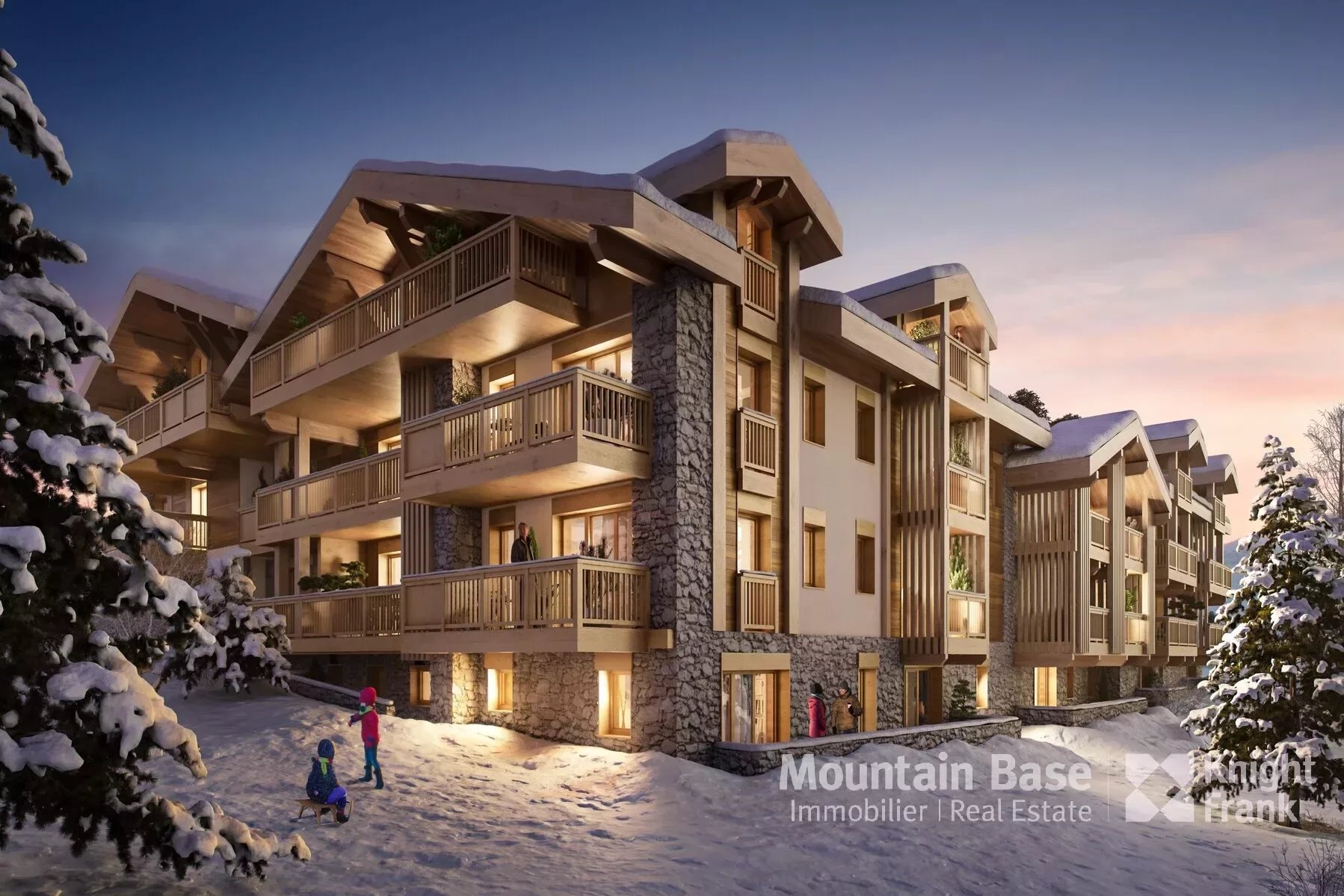 Photo of A first floor duplex apartment with 3 bedrooms and south-west facing balconies in Les Gets