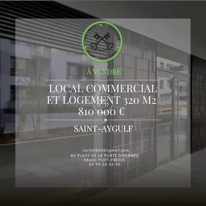 LOCAL COMMERCIAL ET LOGEMENT  320 m²