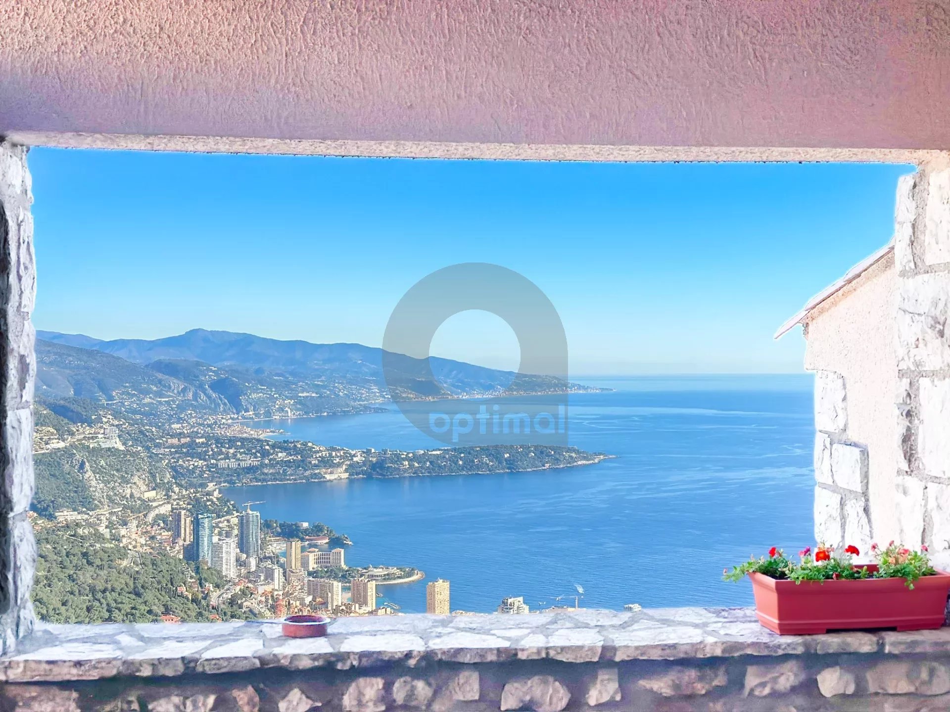 Twin Villa with Panoramic View of Monaco, Cap Martin, and Italy - La Turbie