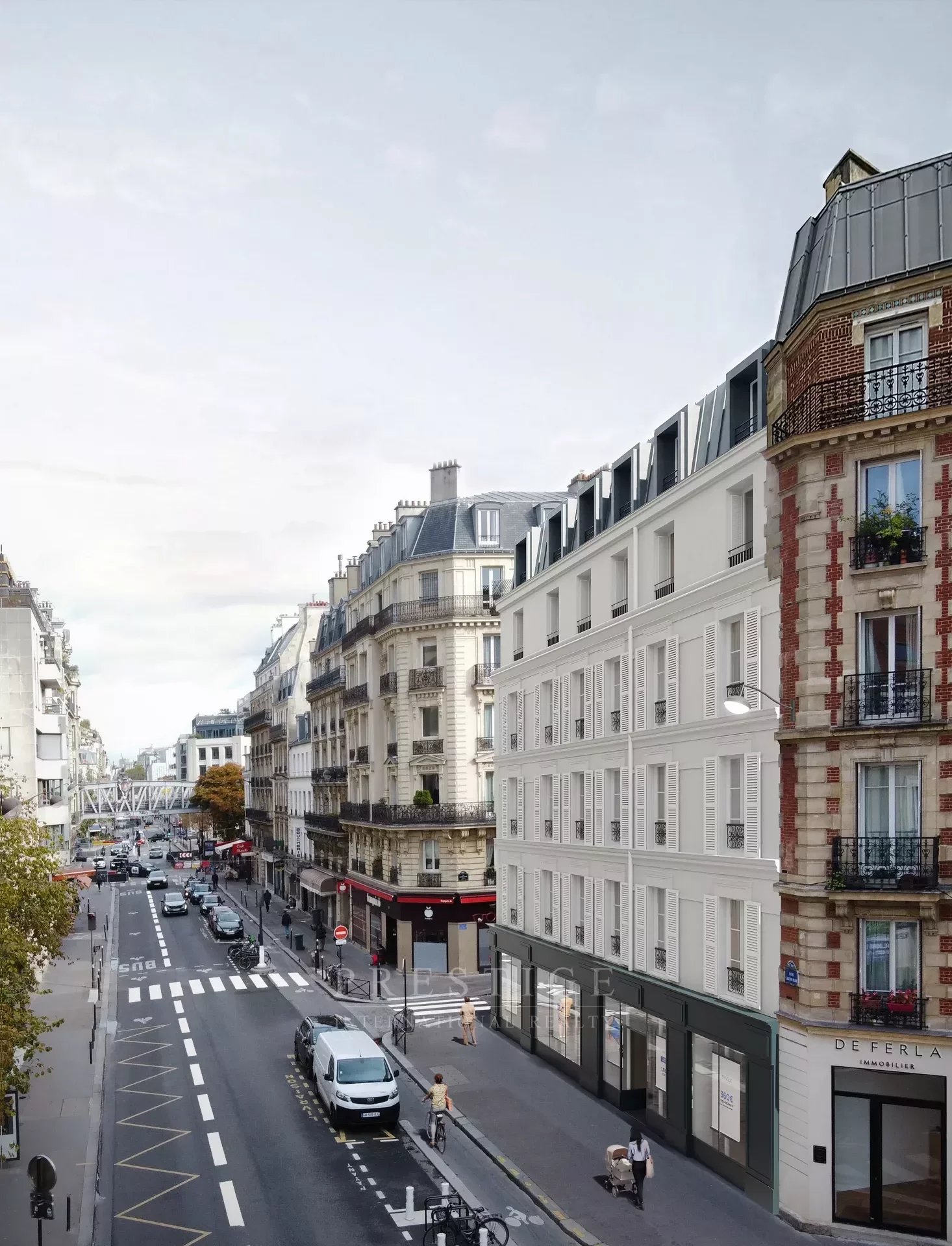 Paris 15 ième, top floor flat, 4 bedrooms