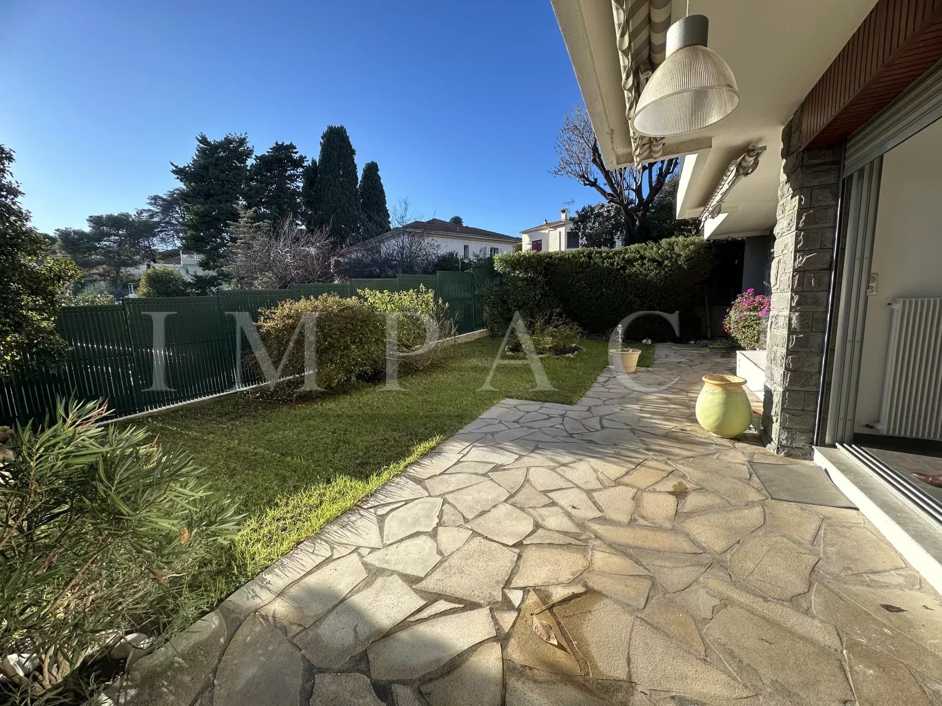 LE CANNET FOR SALE apartment with private garden