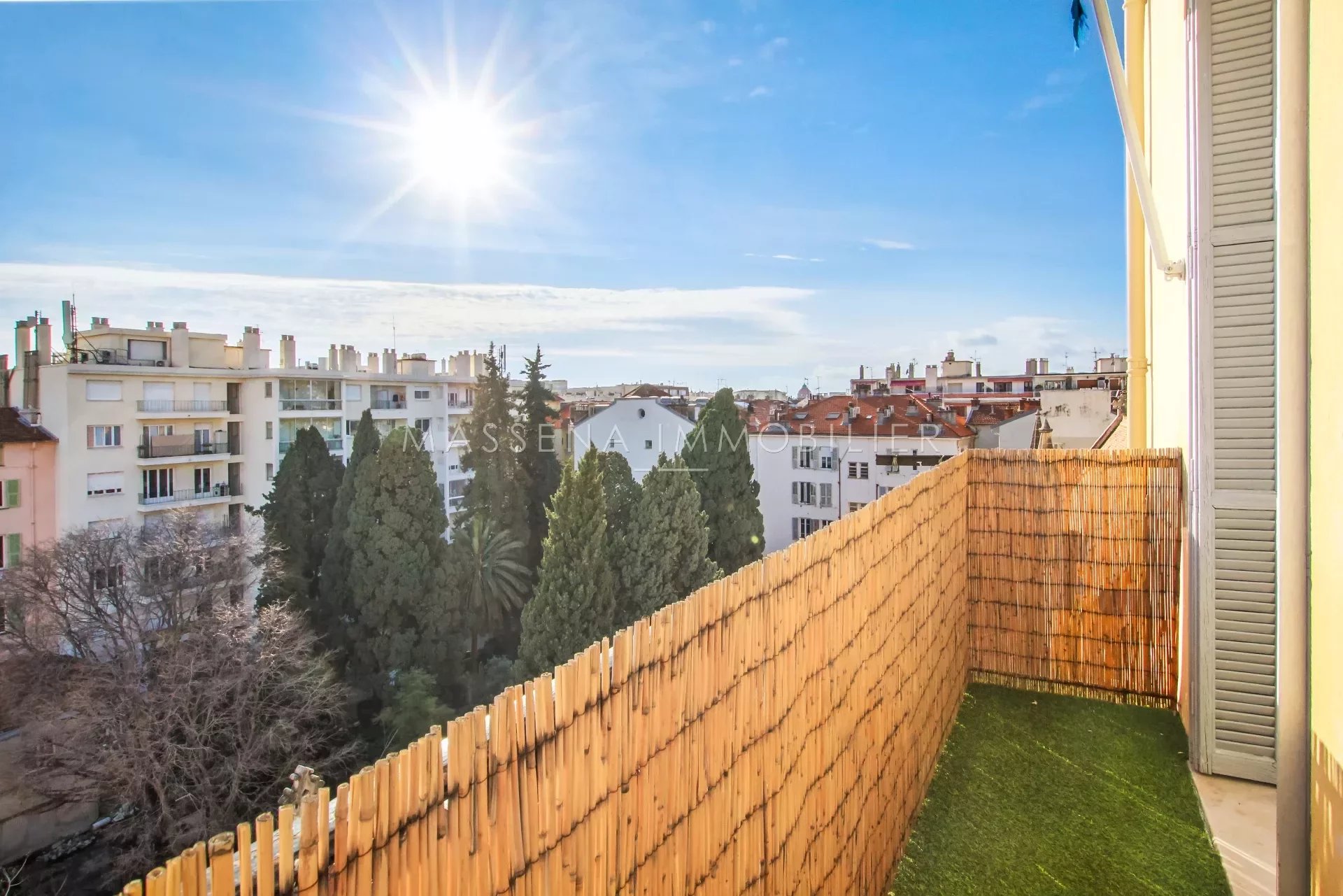 Nice Carré d'Or - 2-bedroom apartment top floor balcony exceptional view