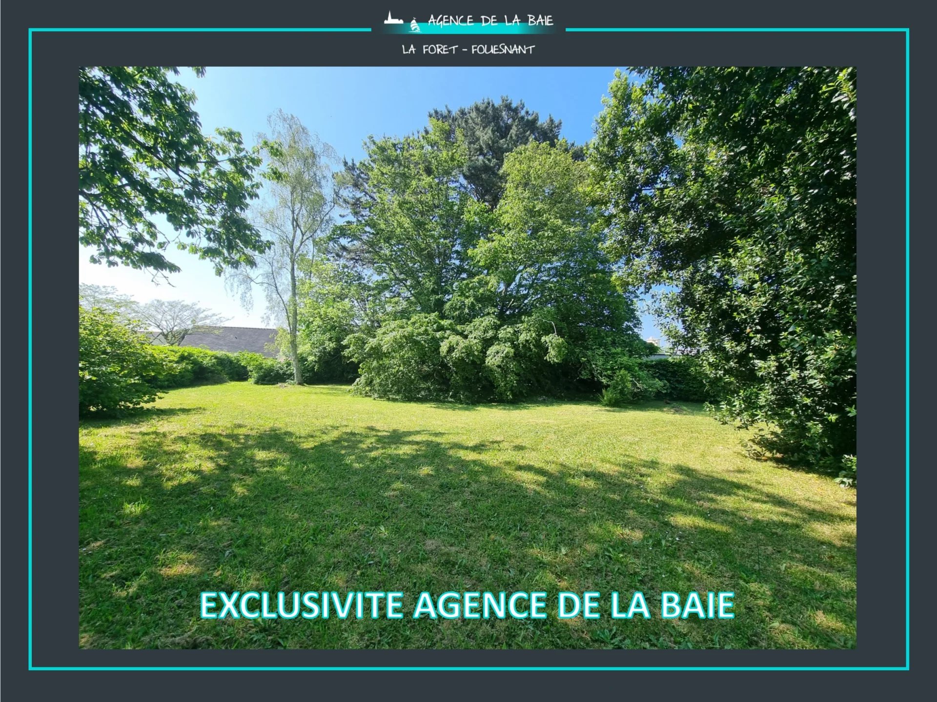 Vente Terrain 1277m² à La Forêt-Fouesnant (29940) - Agence De La Baie