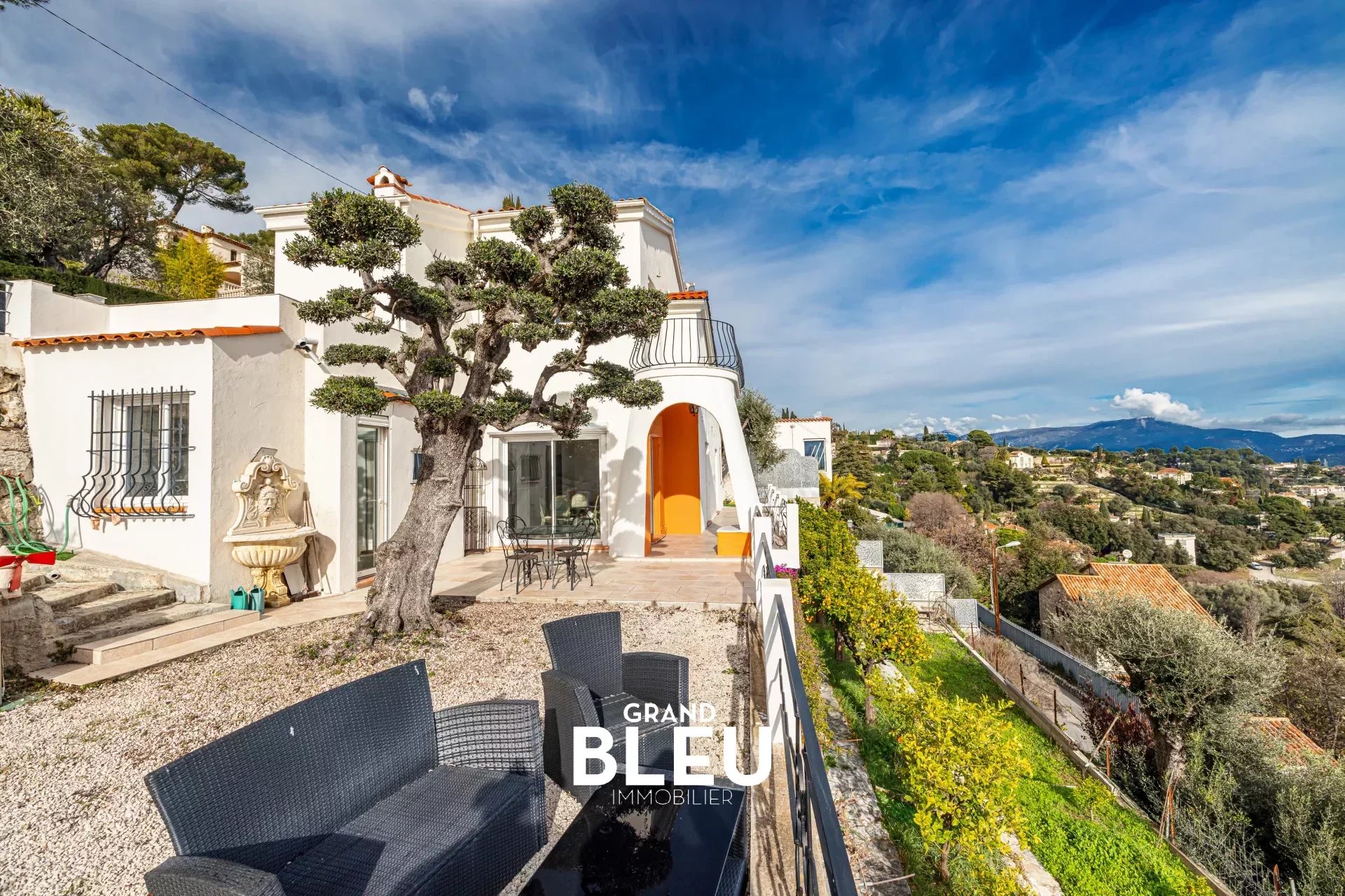 Villa Gairaut vue panoramique Nice et Mer