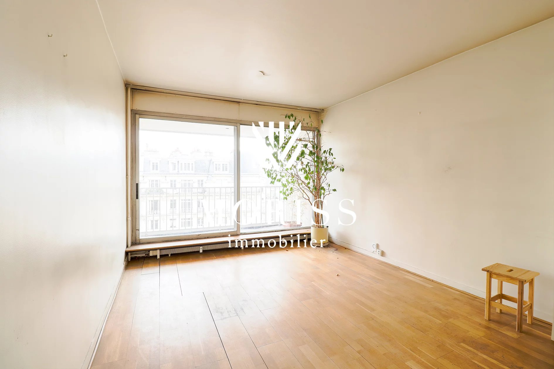 Bel appartement 3 pièces, vue dégagée avec balcon rue du Faubour - Image 1