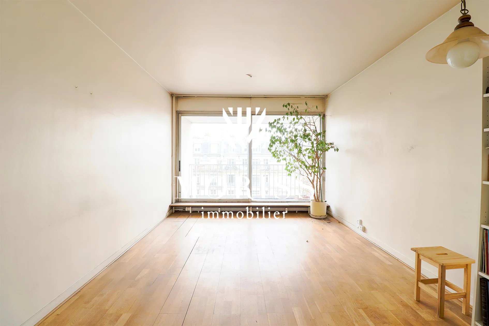 Bel appartement 3 pièces, vue dégagée avec balcon rue du Faubour - Image Array