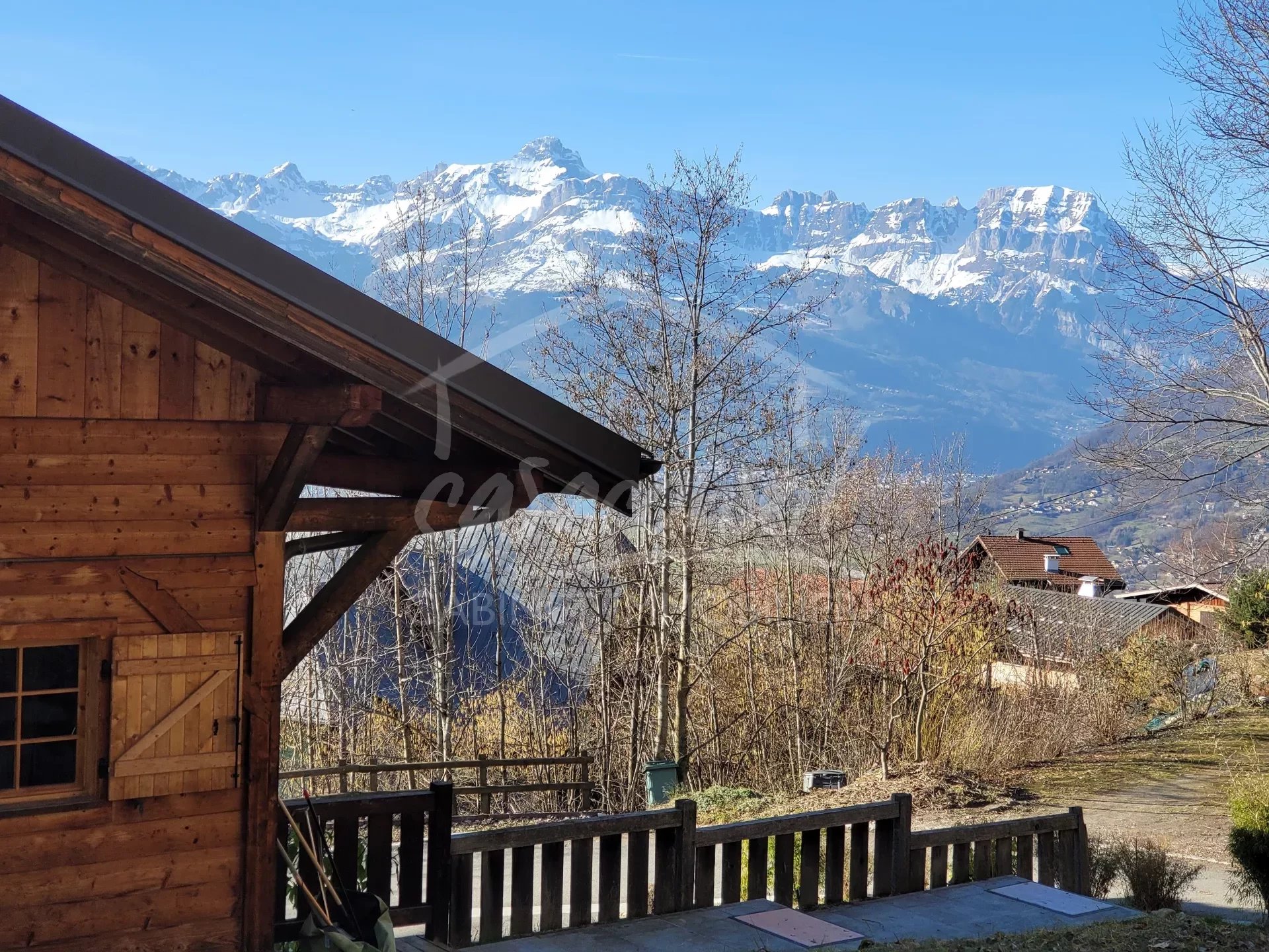 St Gervais Mt Blanc- Chalet dominant le village