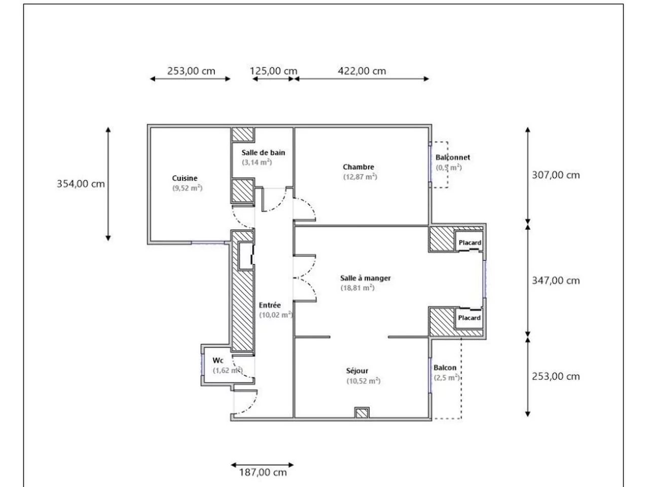 Appartement  3 Cuartos 66.5m2  En venta   229 000 €