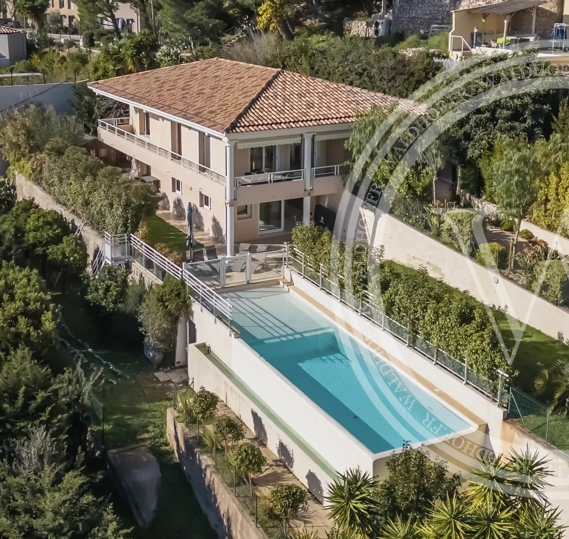 Rare Gem in Cap D'ail: Villa with Panoramic Views and Investment Potential"