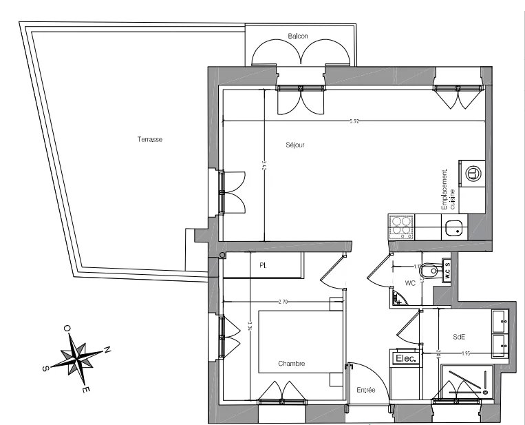 Vente Appartement 39m² 2 Pièces à Nice (06300) - Myhome.Immo