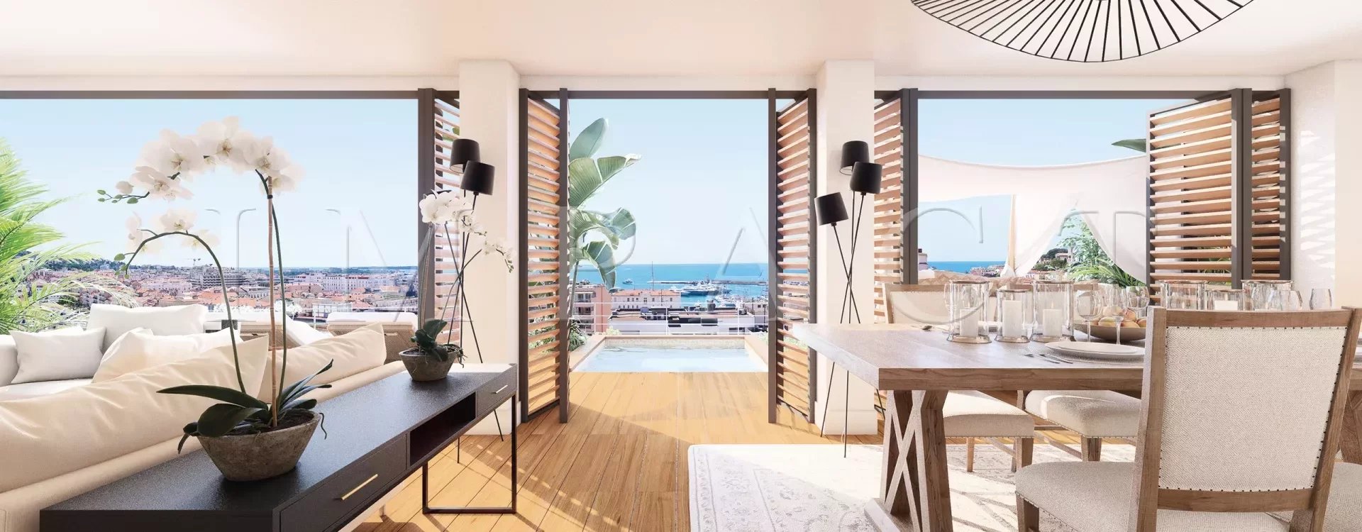 Cannes Penthouse - Sea view flat for sale