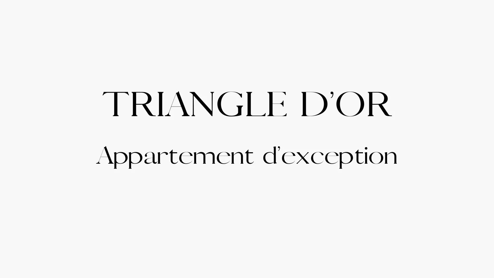 APPARTEMENT D'EXCEPTION - TRIANGLE D'OR / FRANÇOIS 1ER - Image Array