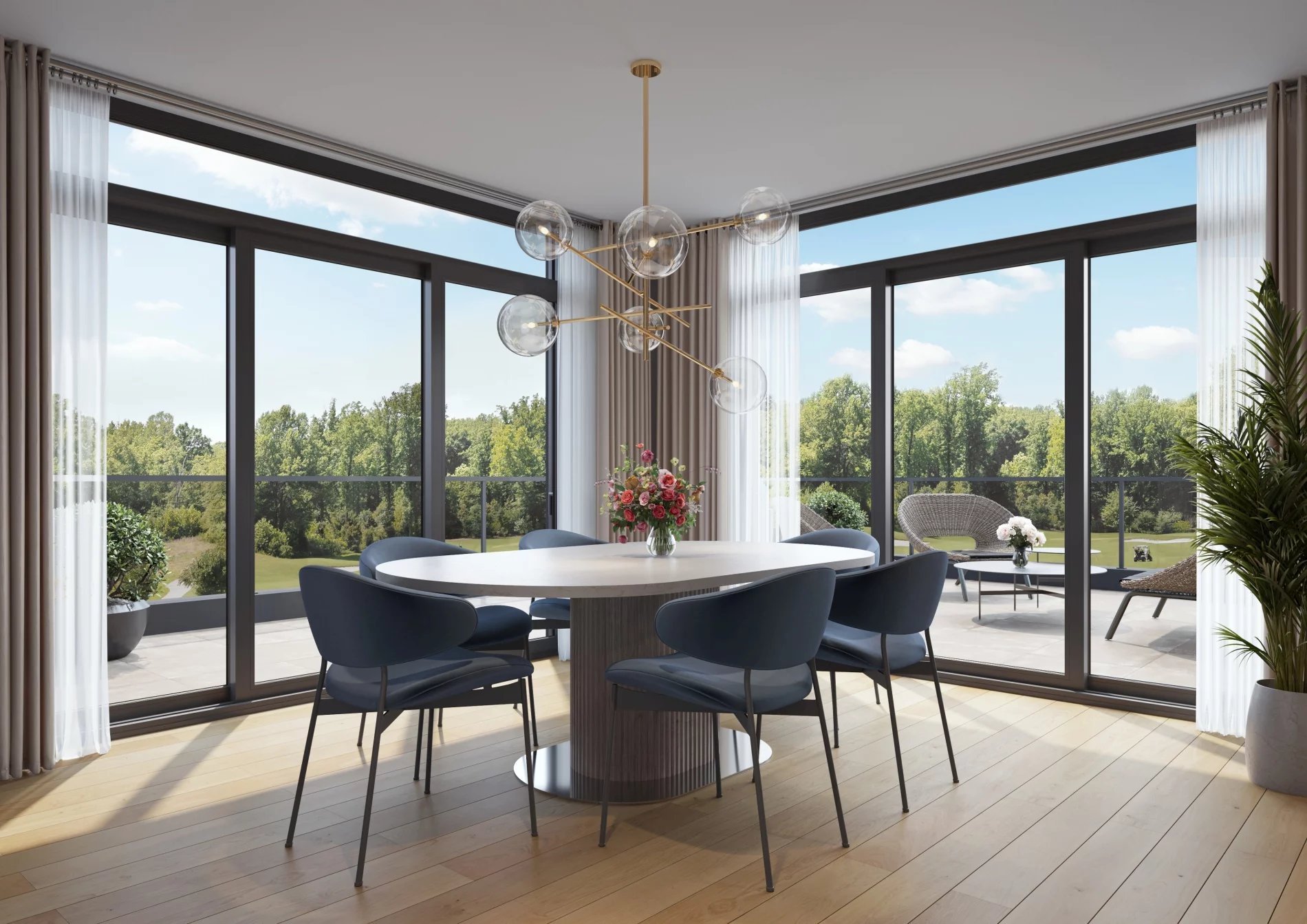30 New-build luxury apartments overlooking the golf, Opio