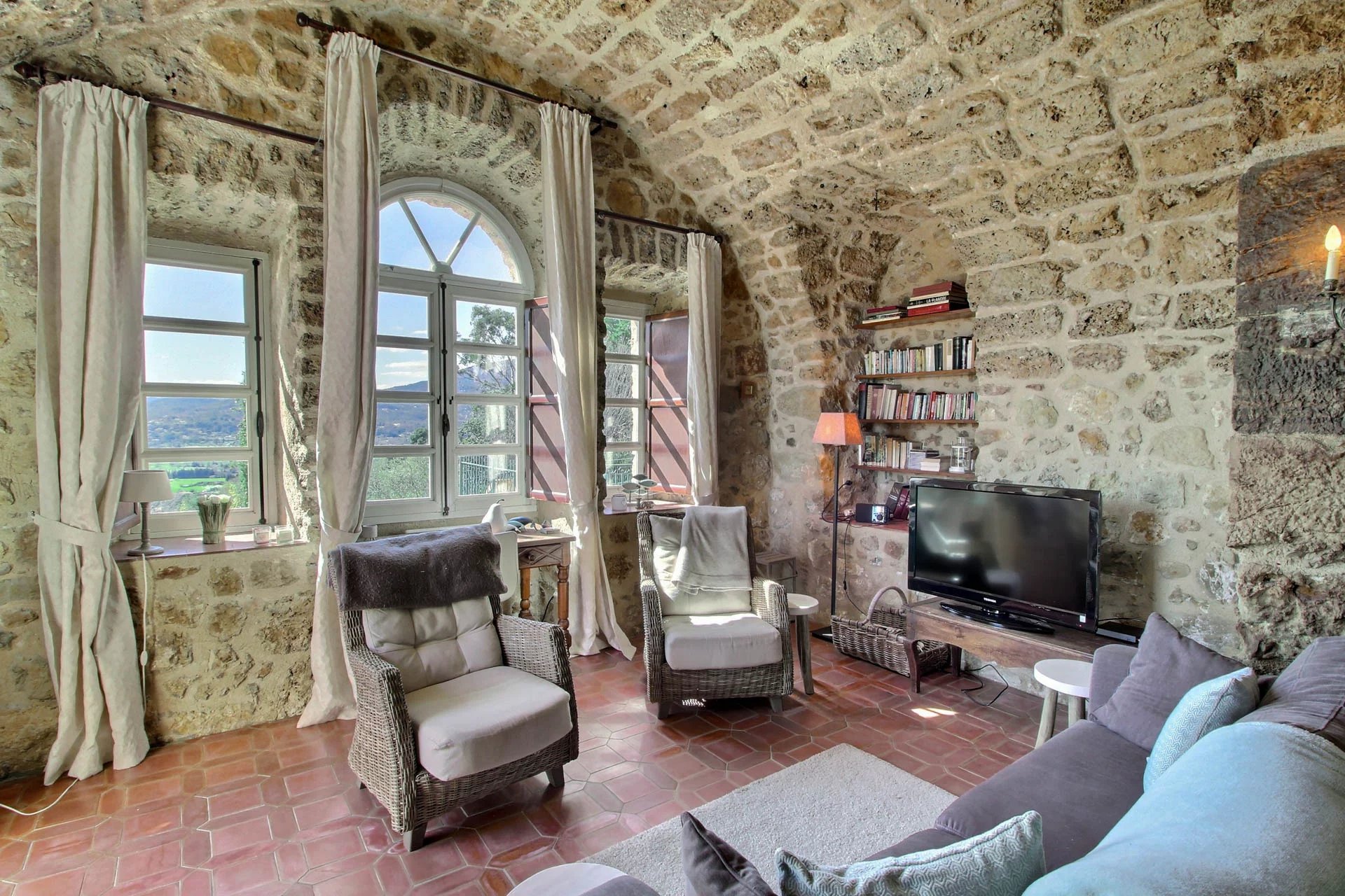 Charming apartment with panoramic view - Tourrettes