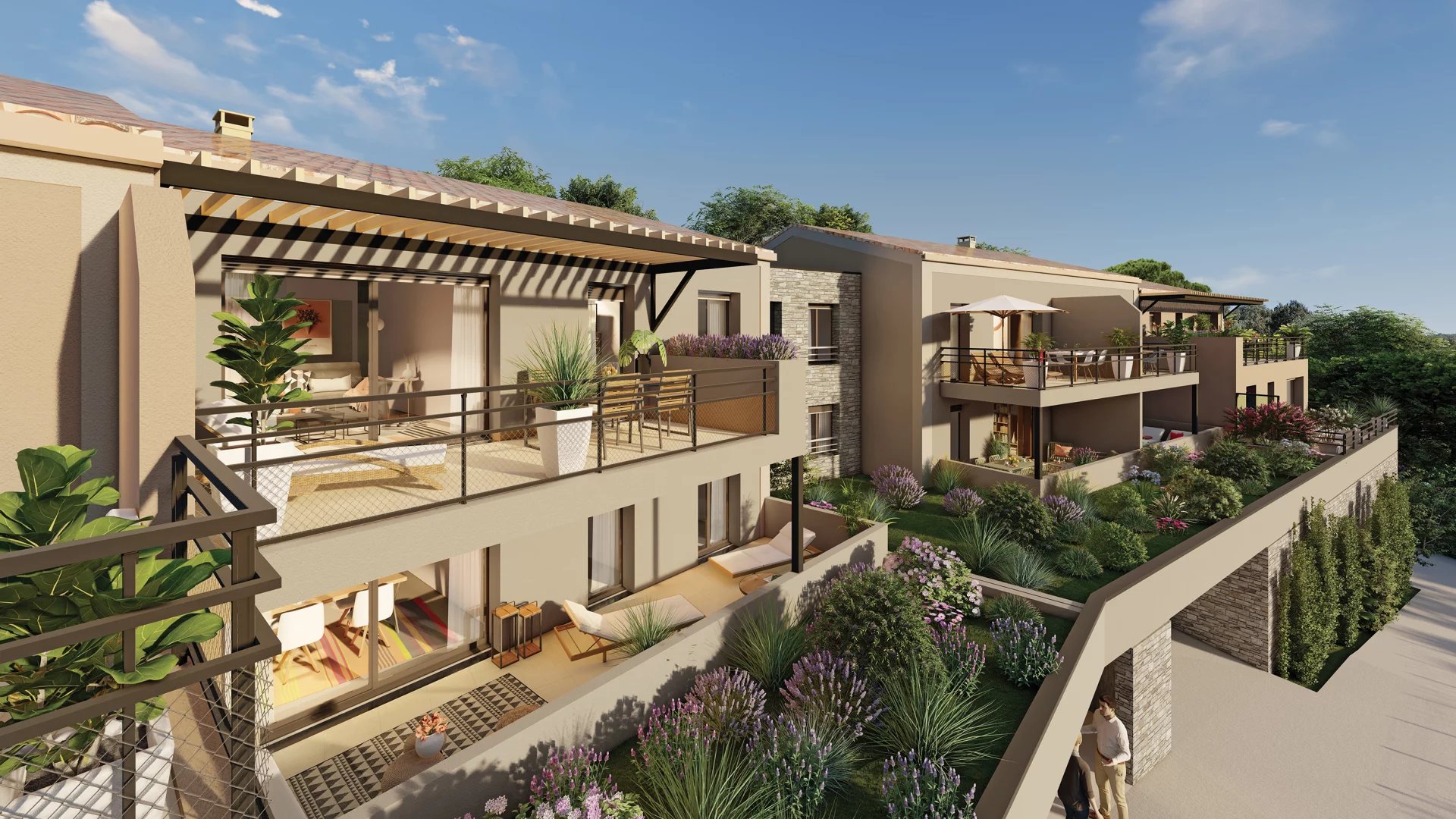 New 3-bedroom apartment with terrace - Carcès