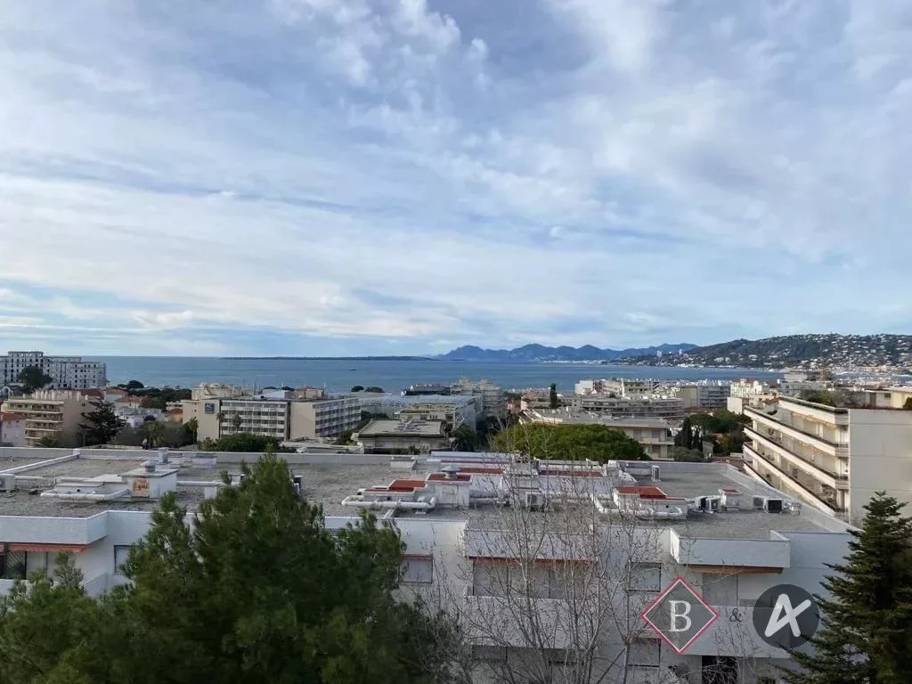 JUAN LES PINS - Large 1/2 Bed. furnished rental flat with panoramic view