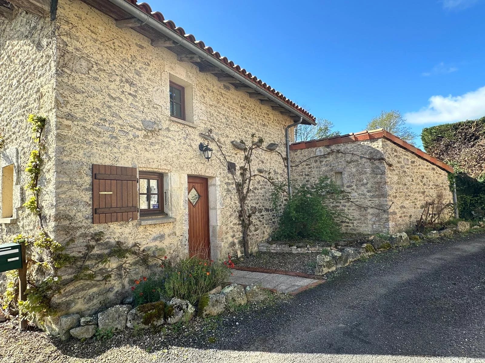 Stone homes in Western France