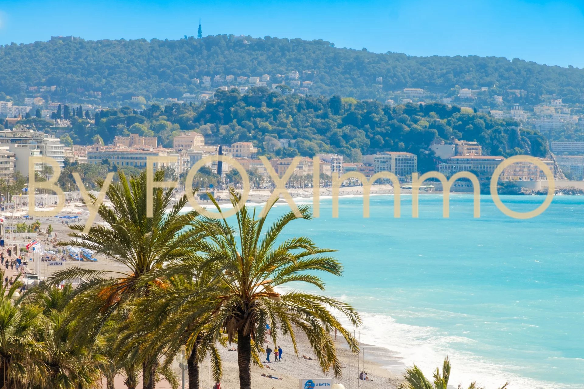 Côte d'Azur, Nice Promenade des Anglais, superbe appartement  rénové vue mer panoramique avec garage