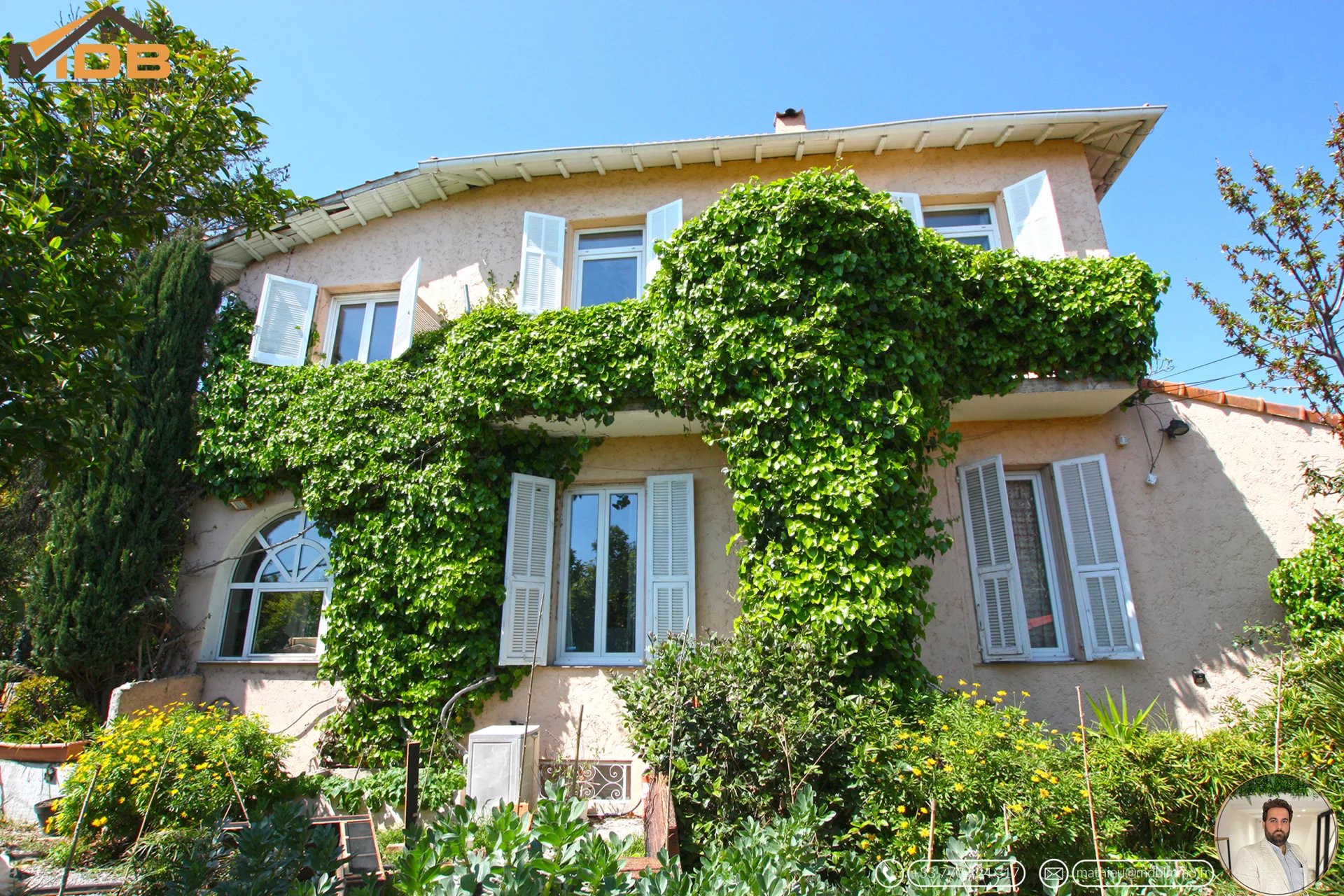 Villa in Occupied Viager in Nice - Lanterne Neighborhood (06200)