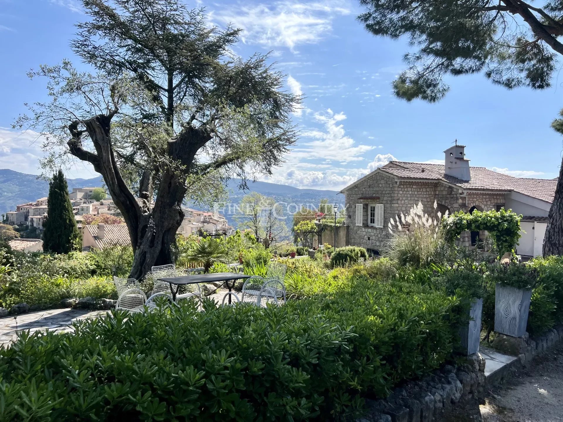Vente Villa Gattières, vue panoramique