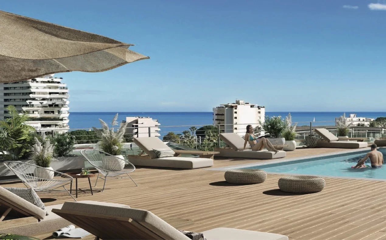 VILLENEUVE LOUBET Plage - French Riviera - 3 bed off plan apartment - Swimming pool - Top floor - Sea view