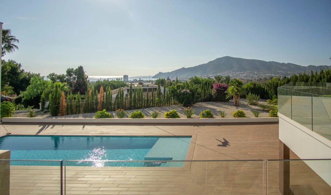 Spectacular, luxuriously finished new build villa with sea views for sale in Altea