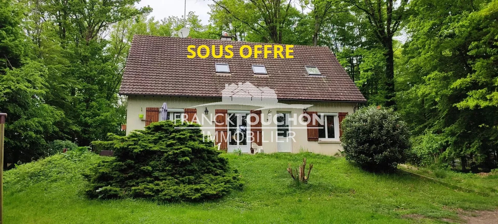 PAVILLON à 5 min de COURTENAY (Loiret) - 151 m² hab - 5 chambres - sous-sol - terrain de 3180 m²