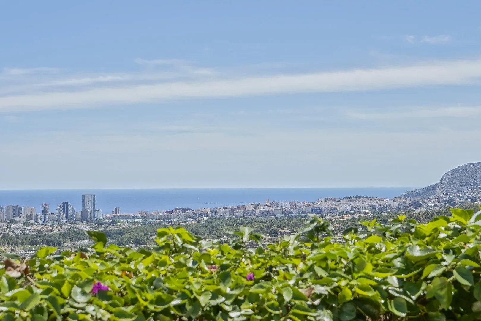 Villa avec vue panoramique mer et montagne à vendre à Calpe