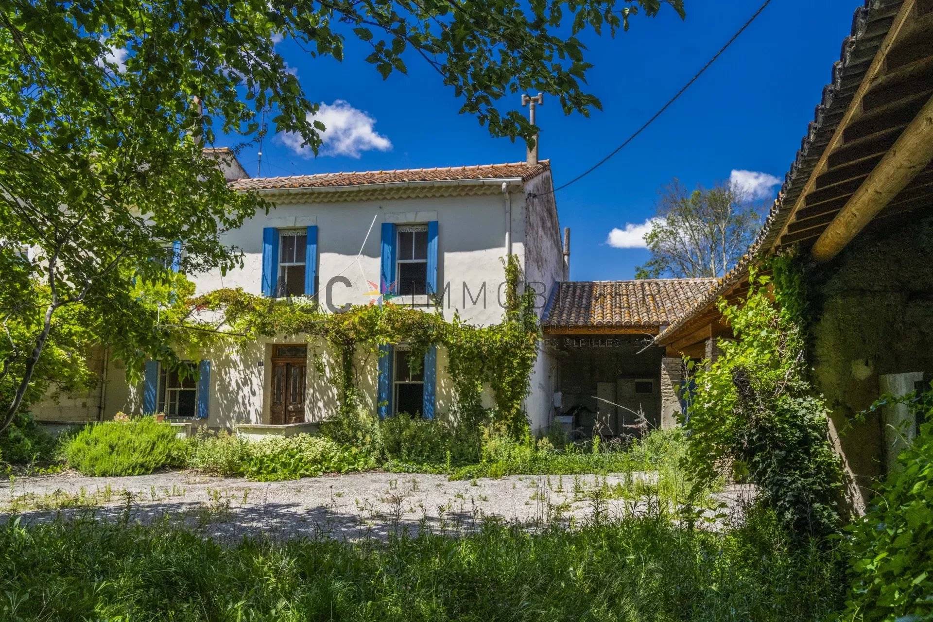 MAISON DE VILLE  AVEC BEAU JARDIN