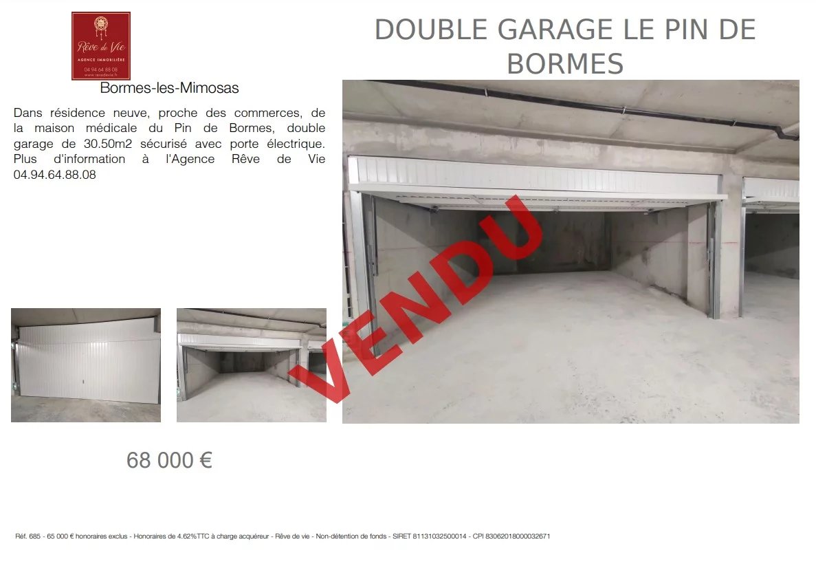 Vente Garage Bormes-les-Mimosas