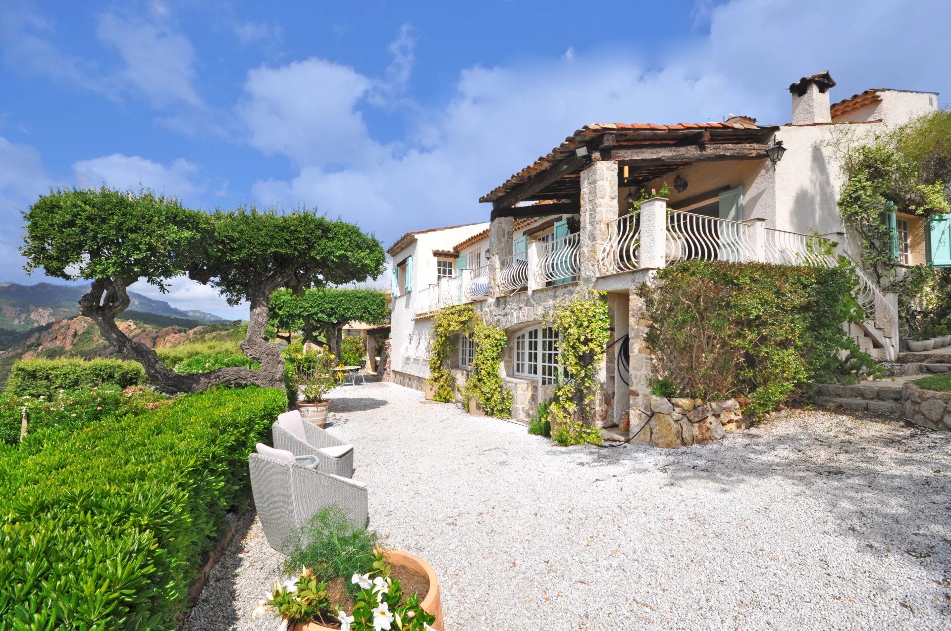 Villa provençale avec vue mer panoramique