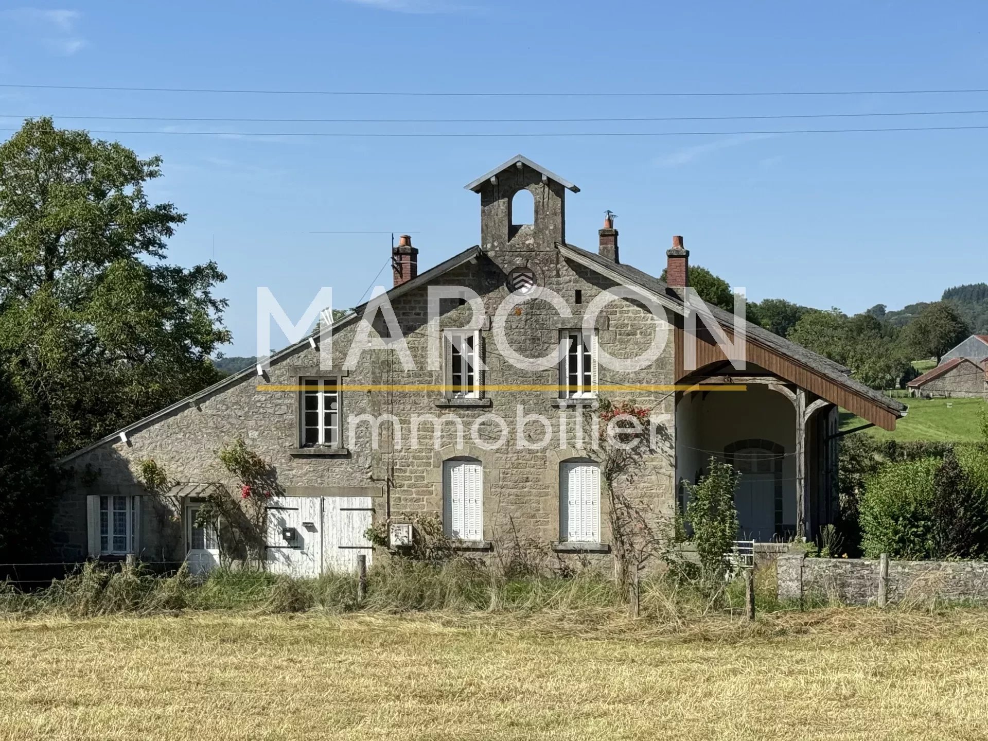 Vente Terrain 190m² à Saint-Germain-Beaupré (23160) - Marcon Immobilier