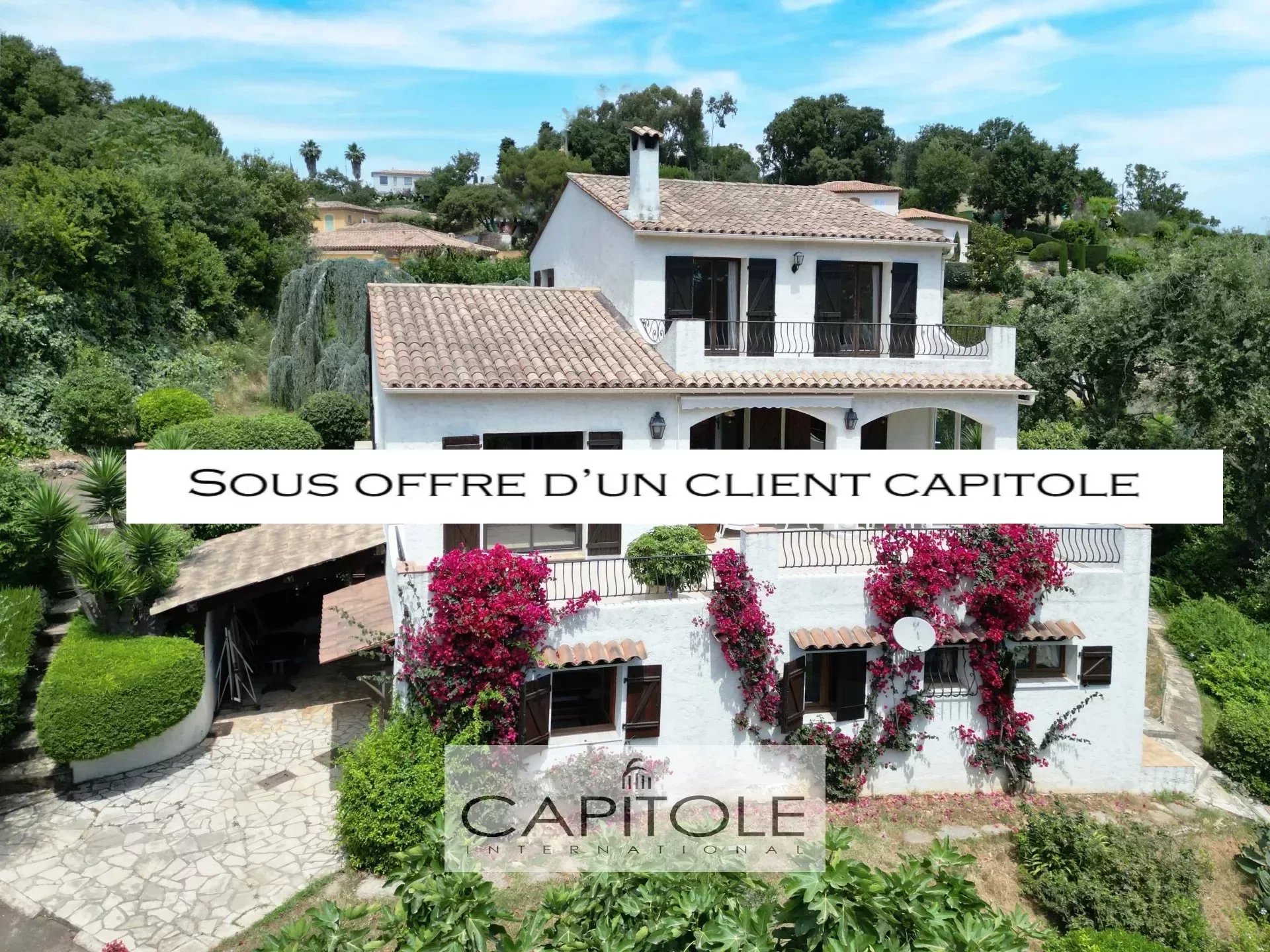 Provençal villa with an independent ground-floor apartment, swimming pool, and a 1600 m² plot.