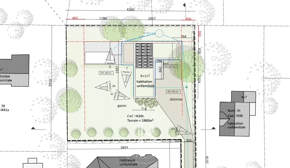 Magnificent building plot of nearly 20a with permit