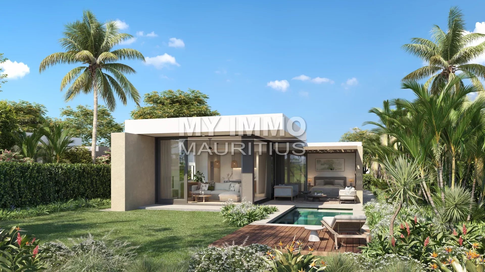 2-bedroom villa in the heart of a golf course