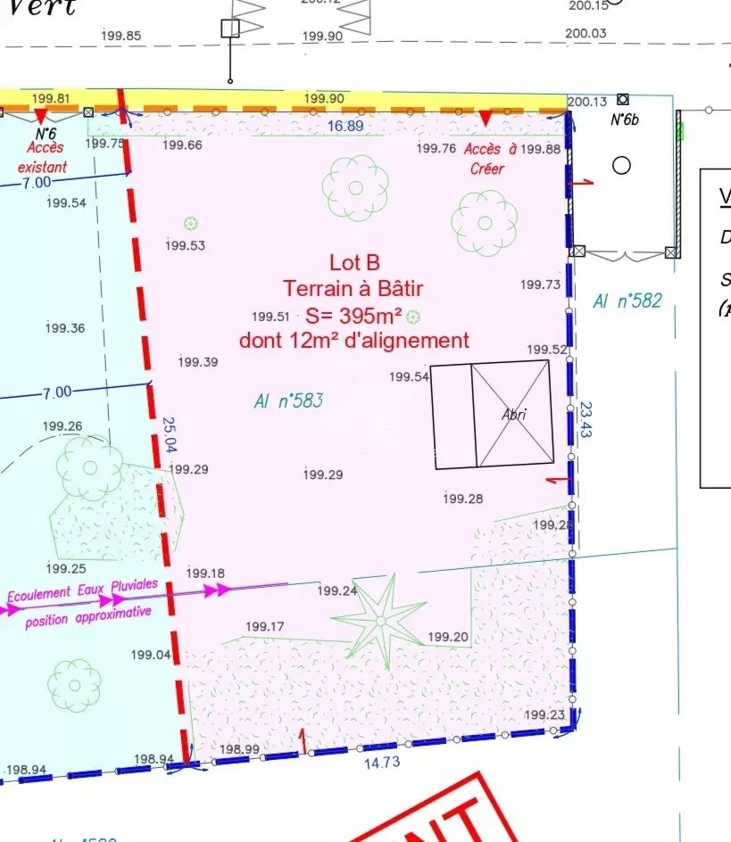 Vente Terrain constructible Chailly-en-Bière