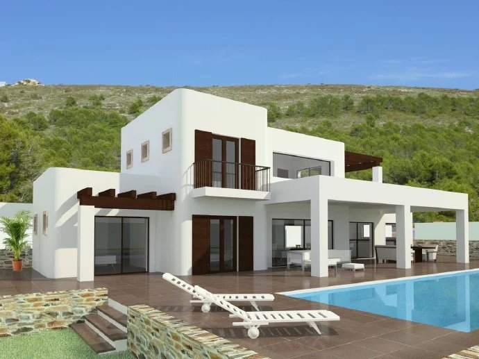 Belle villa moderne de nouvelle construction à Calpe