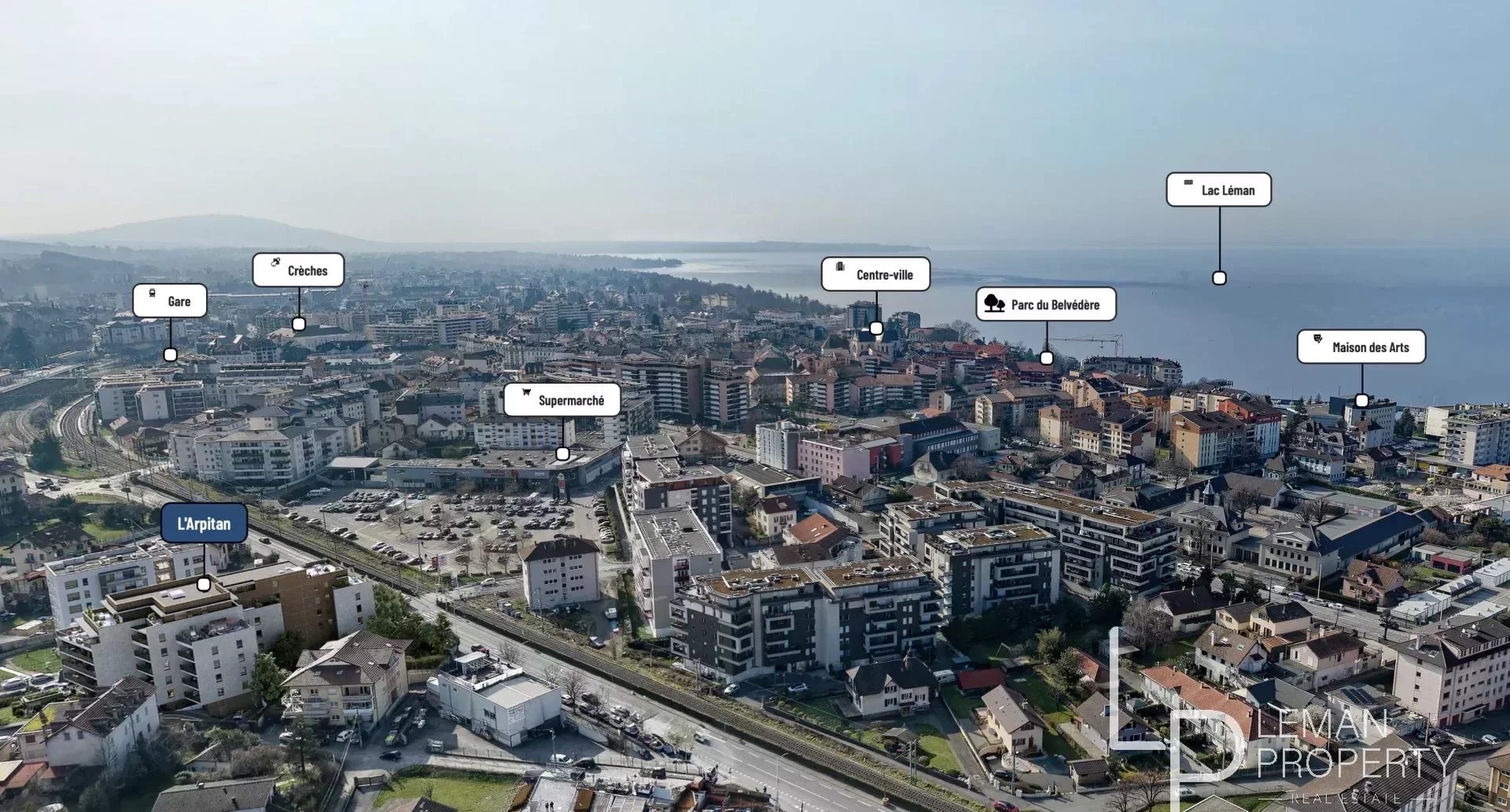 Vente de appartement à Thonon-les-Bains au prix de 398000€