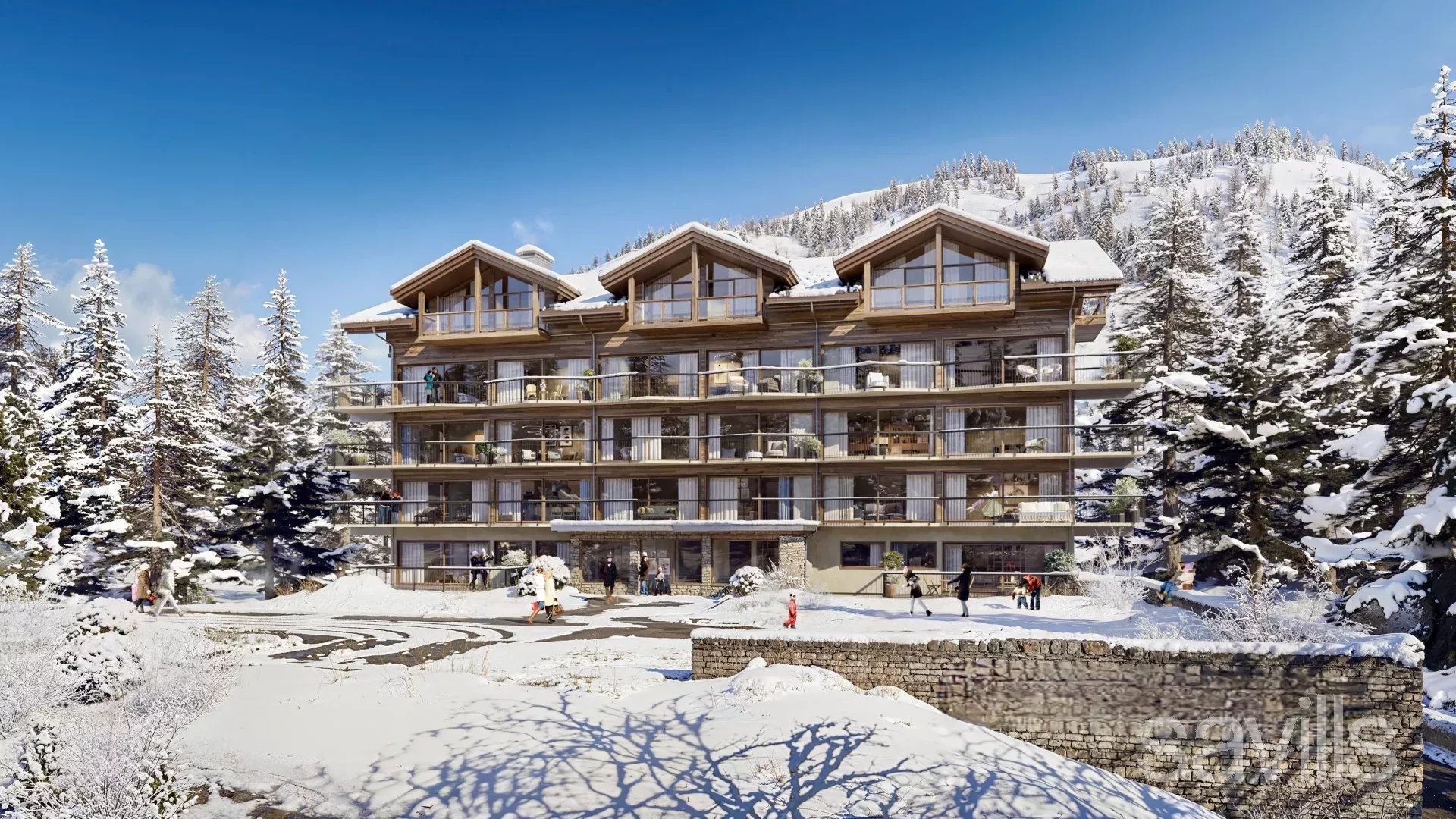 Elevation in Courchevel Moriond