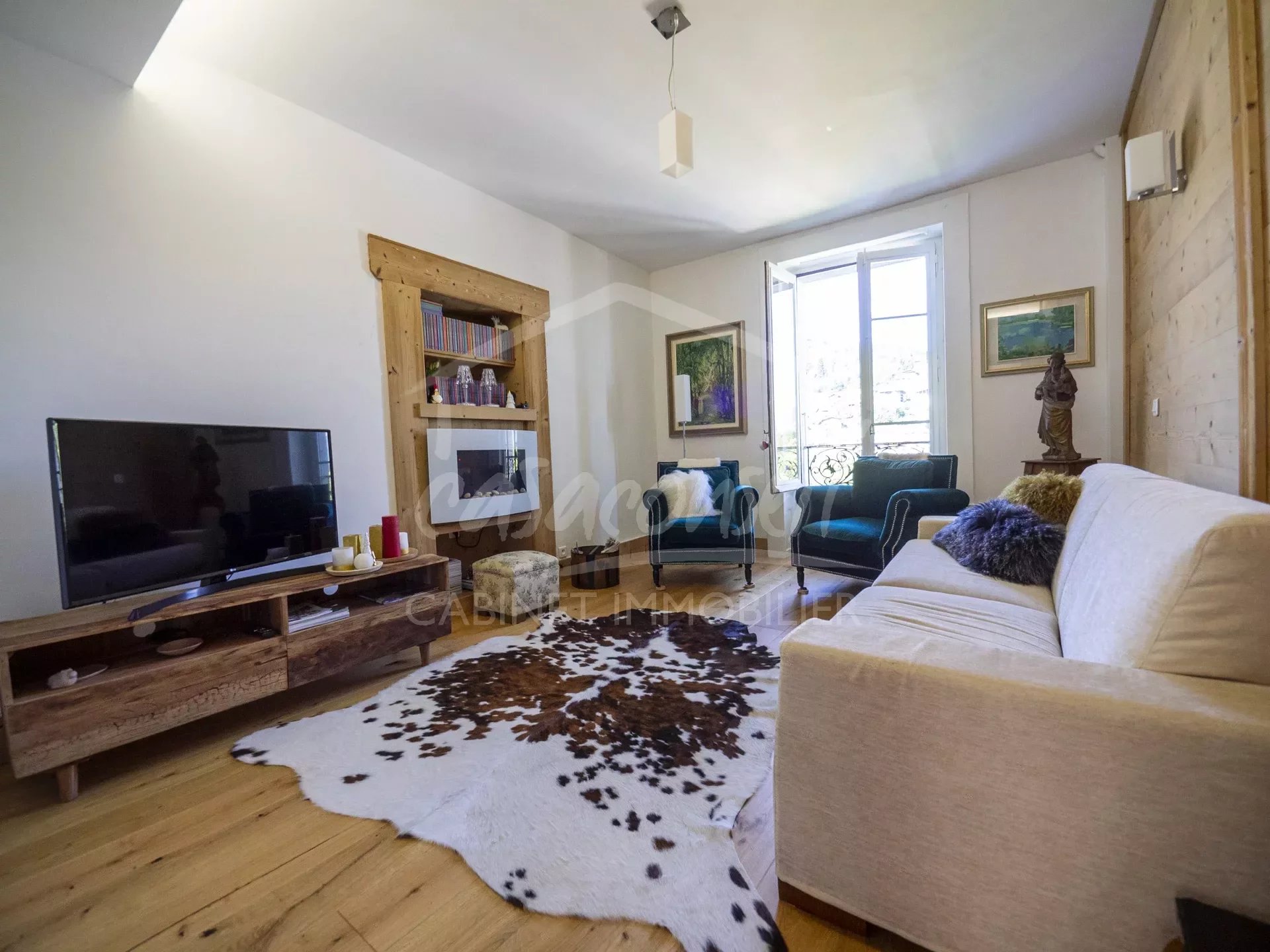 St Gervais Mt Blanc- magnificent 4-room flat in the heart of the village