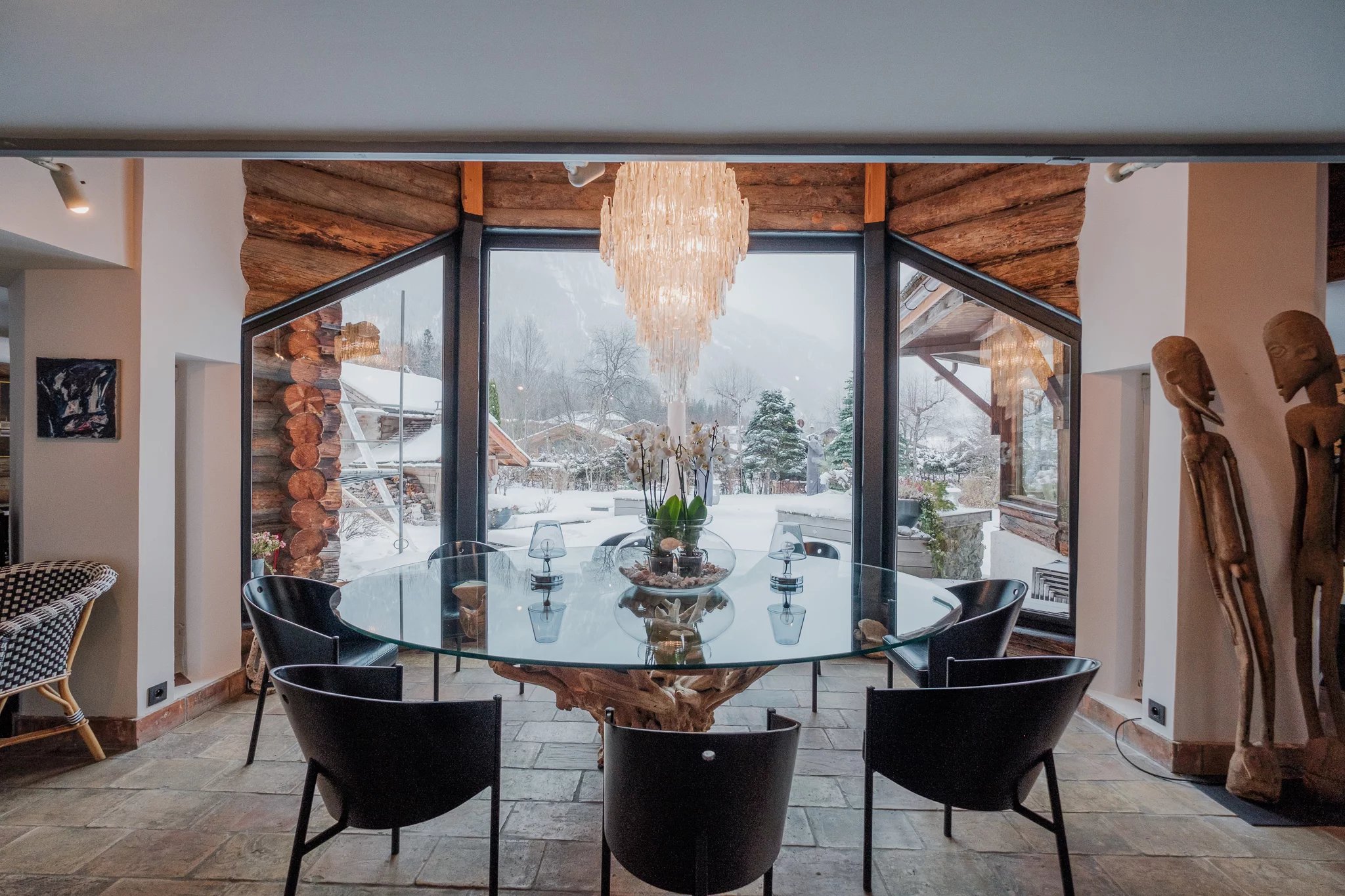 Outstanding chalet with mazot facing Mont-Blanc