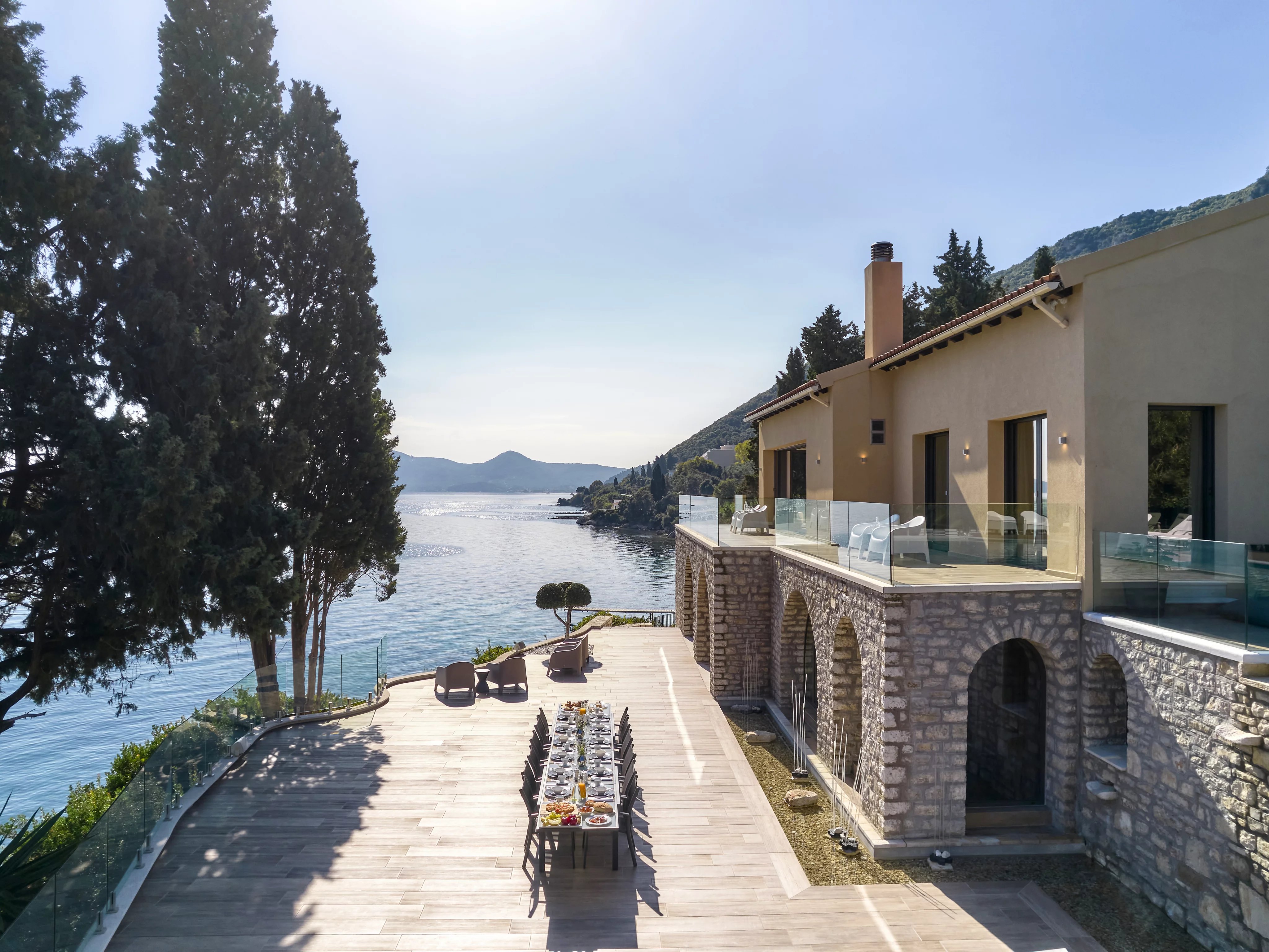 Luxury seafront estate in idyllic Corfu island